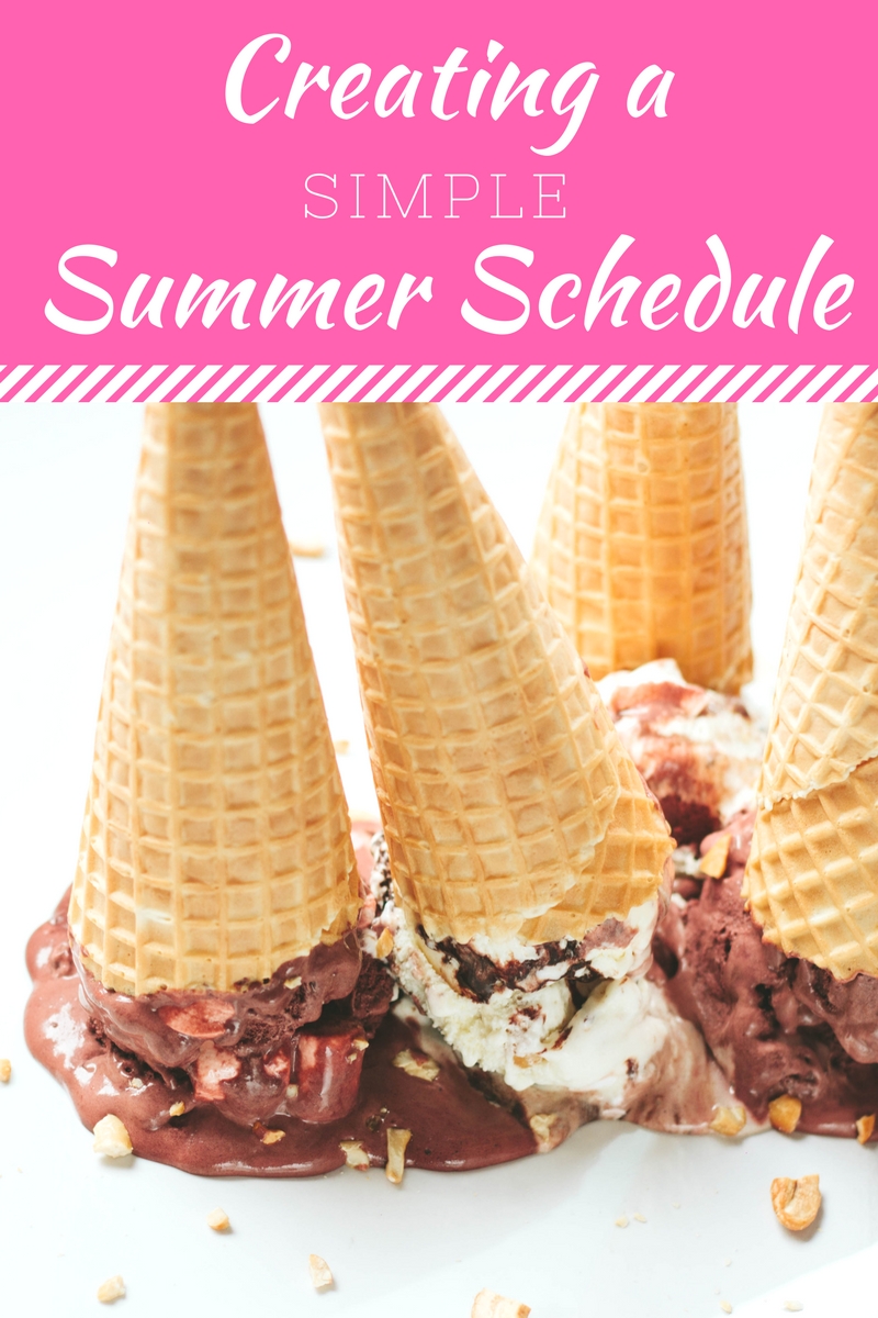 Creating a Simple Summer Activity Schedule